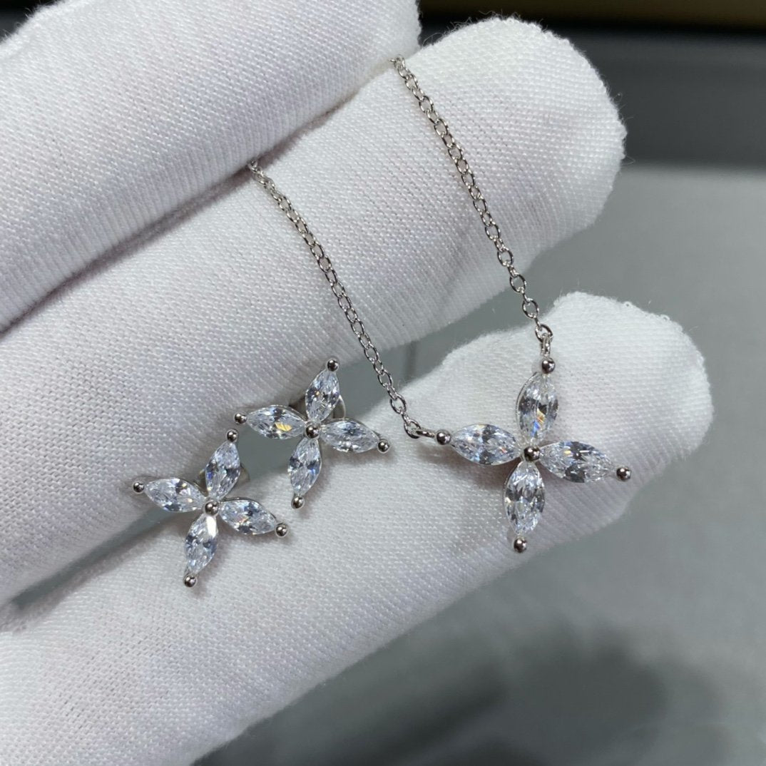 [Rose Tomorrow]VICTORIA SILVER DIAMOND STUD MINI EARRINGS