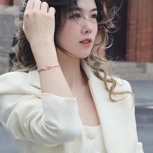 [Rose Tomorrow]T PINK GOLD PINK DIAMOND BRACELET