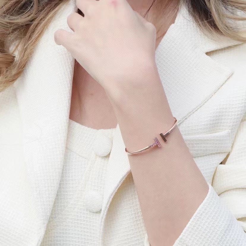 [Rose Tomorrow]T PINK GOLD PINK DIAMOND BRACELET