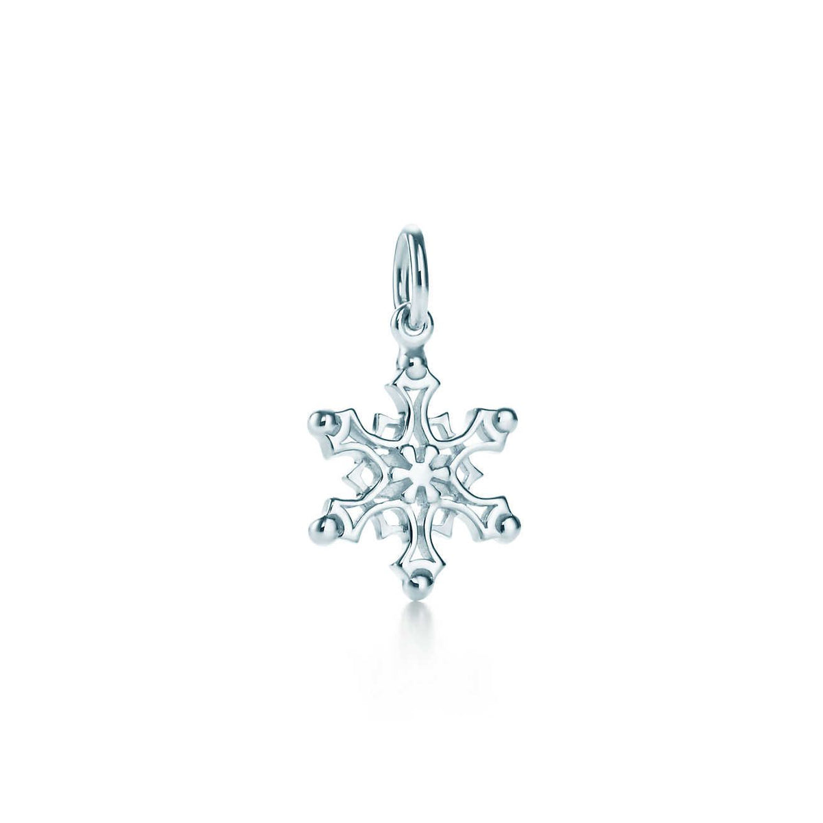 [Rose Tomorrow]STERLING SILVER SNOWFLAKE PENDANT NECKLACE