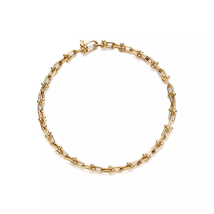 [Rose Tomorrow]HARDWEAR MICRO LINK 44 MOTIF GOLD BRACELET