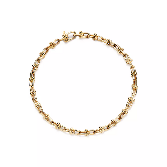 [Rose Tomorrow]HARDWEAR MICRO LINK 44 MOTIF GOLD BRACELET
