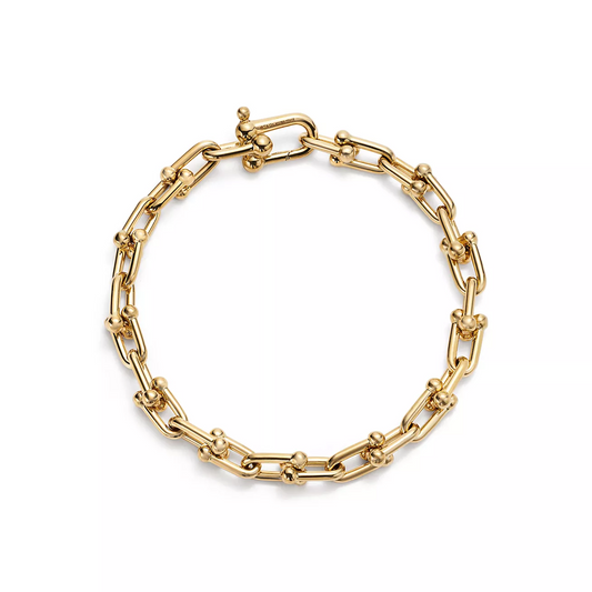[Rose Tomorrow]HARDWEAR SMALL LINK 26 MOTIF GOLD BRACELET