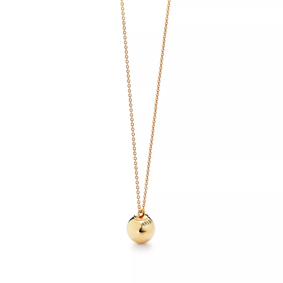 [Rose Tomorrow]BALL PENDANT 12.75MM NECKLACE