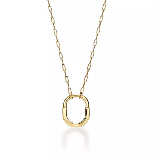 [Rose Tomorrow]LOCK NECKLACE GOLD