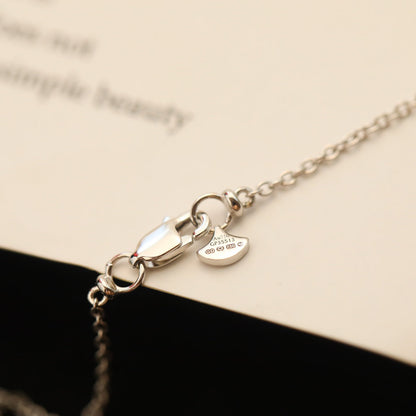 [Rose Tomorrow]]wild flower diamond line pendant