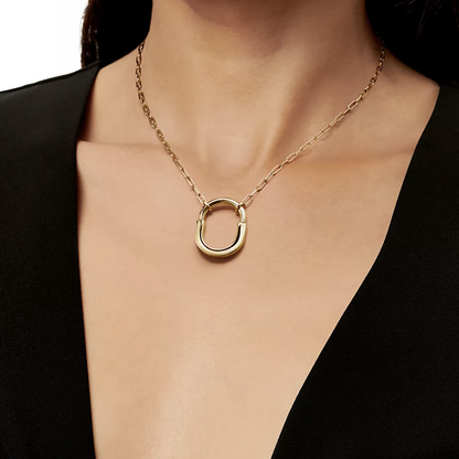 [Rose Tomorrow]LOCK NECKLACE GOLD