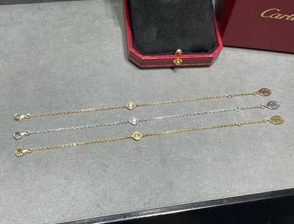 [Rose Tomorrow]DIAMOND STERLING SILVER AQUAMARINE BUBBLE BRACELET