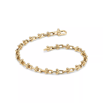 [Rose Tomorrow]HARDWEAR MICRO LINK 44 MOTIF GOLD BRACELET