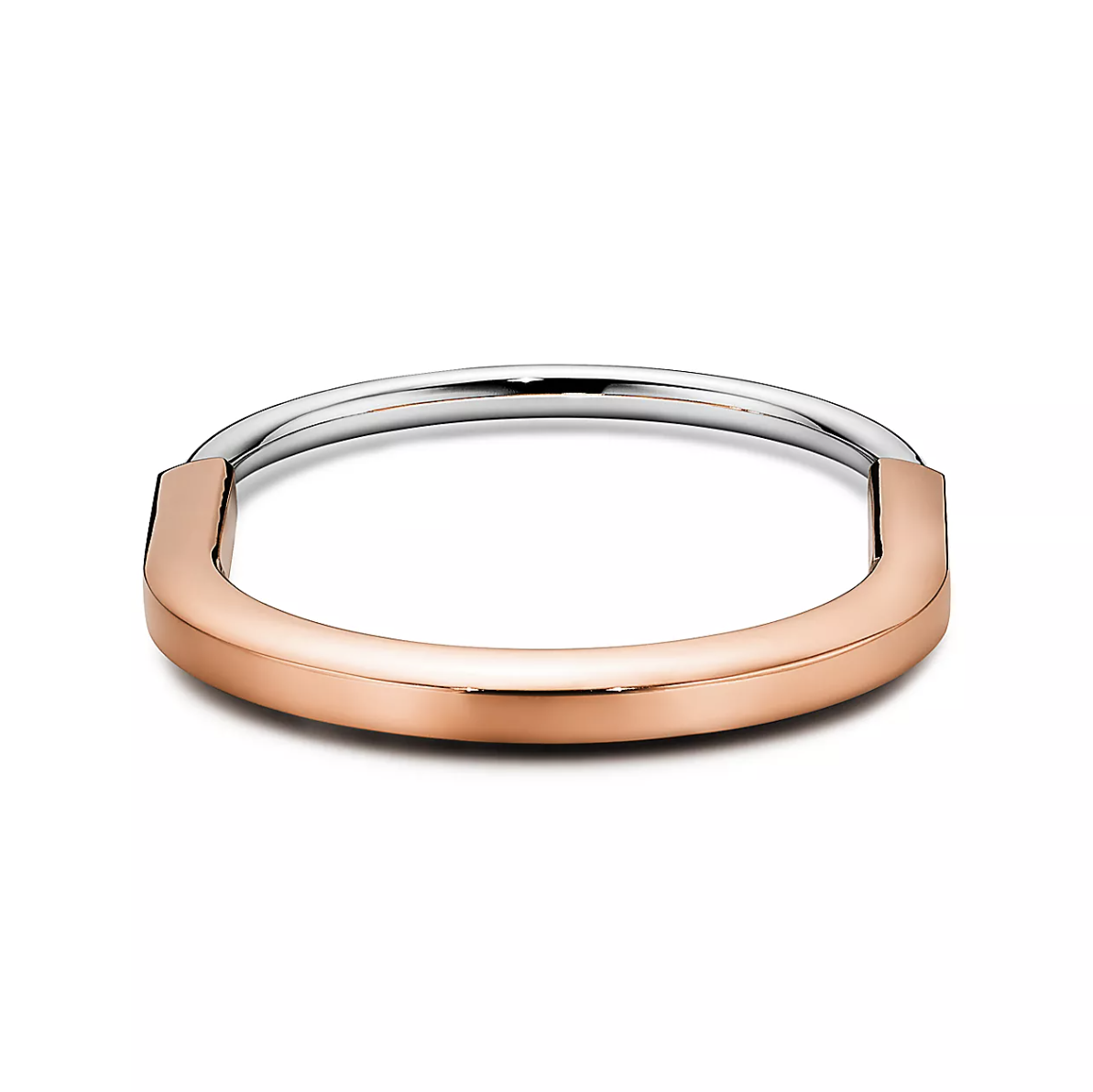 [Rose Tomorrow]LOCK BRACELET ROSE AND WHITE GOLD