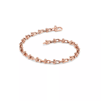 [Rose Tomorrow]HARDWEAR MICRO LINK 44 MOTIF PINK GOLD BRACELET