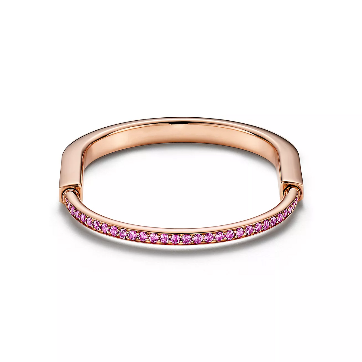 [Rose Tomorrow]LOCK BRACELET ROSE DIAMOND PINK GOLD