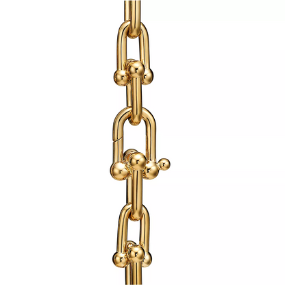 [Rose Tomorrow]HARDWEAR MEDIUM LINK 20 MOTIF GOLD BRACELET