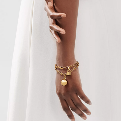 [Rose Tomorrow]HARDWEAR SMALL WRAP GOLD BRACELET