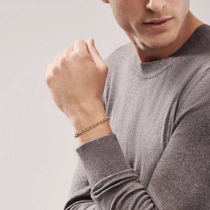 [Rose Tomorrow]HARDWEAR SMALL LINK 26 MOTIF GOLD BRACELET