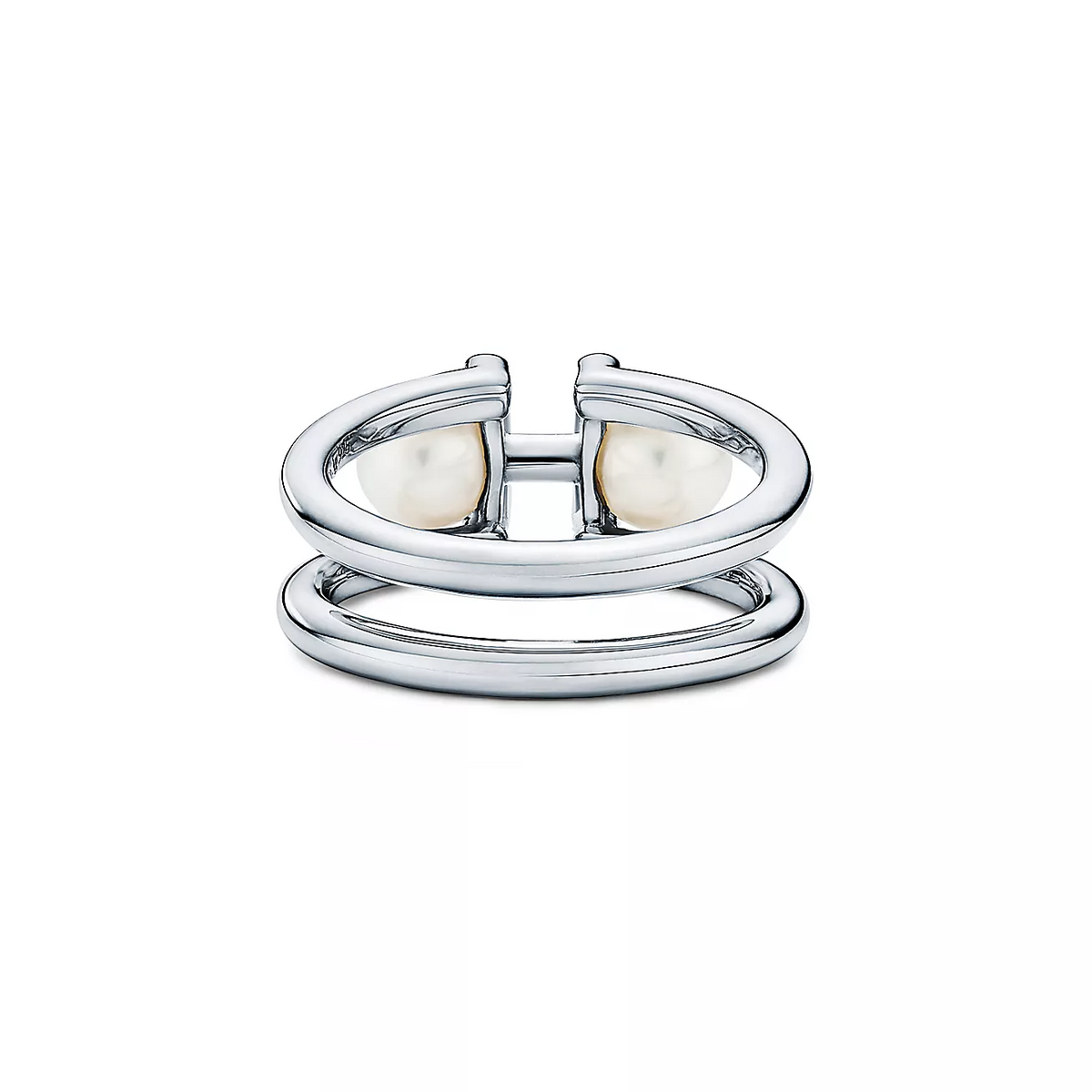 [Rose Tomorrow]DOUBLE PEARL SILVER RING