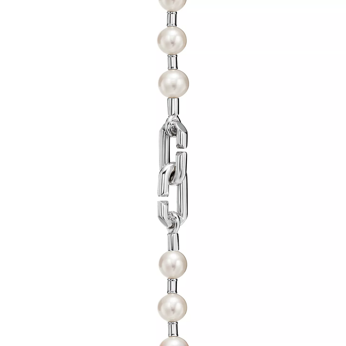 [Rose Tomorrow]PEARL LOCK SILVER BRACELET