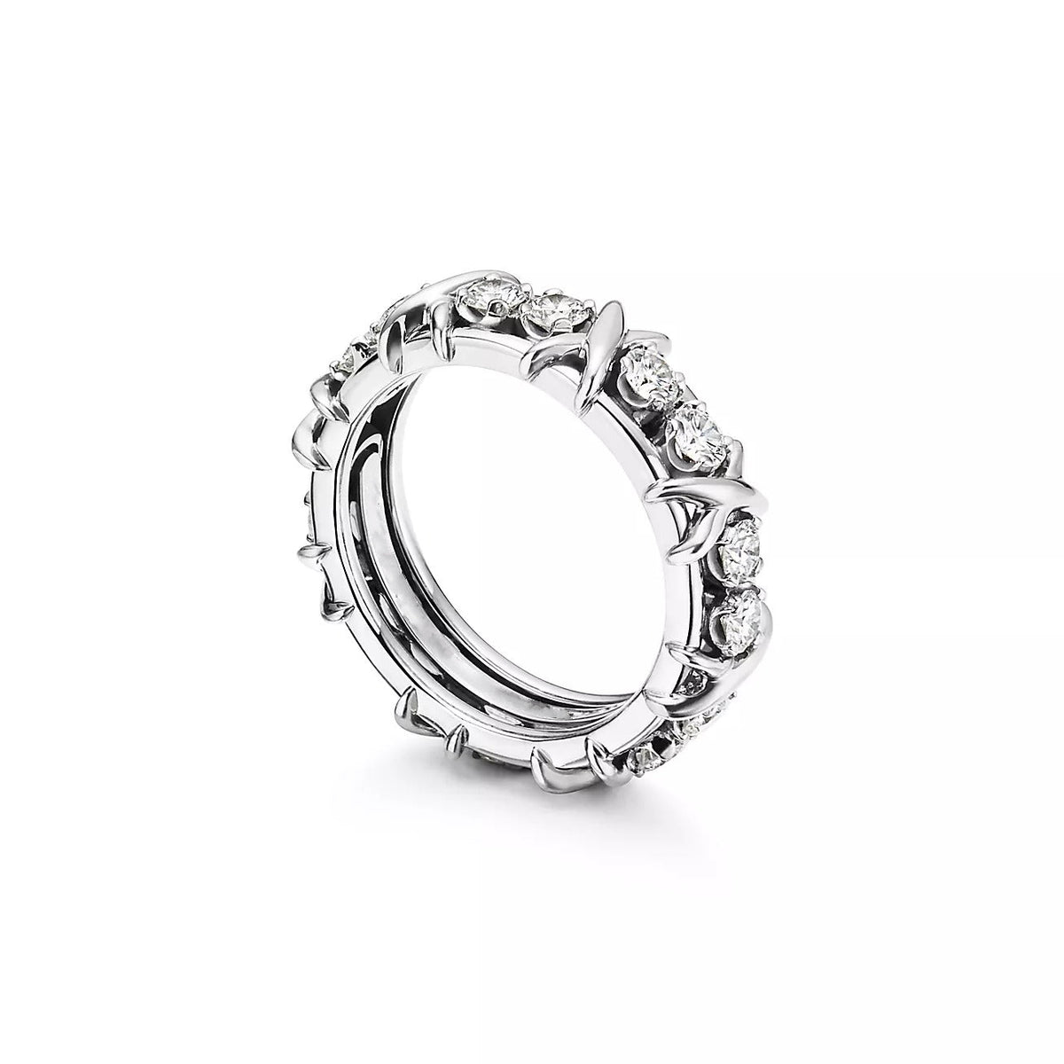 [Rose Tomorrow]SIXTEEN STONE SILVER RING