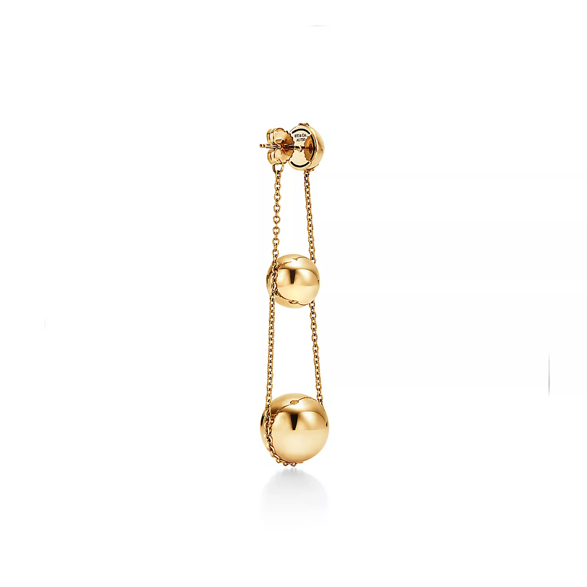 [Rose Tomorrow]TRIPLE DROP GOLD EARRINGS