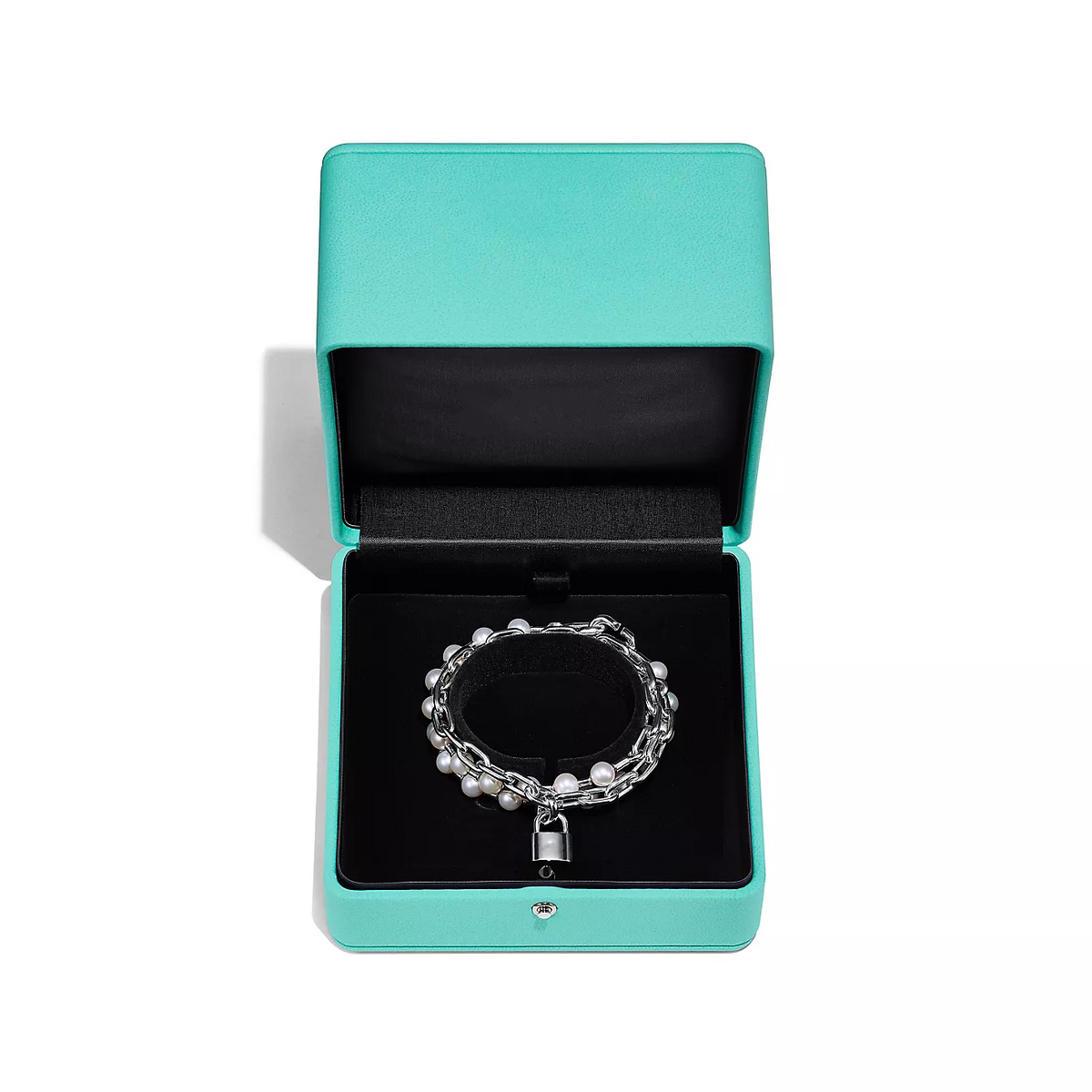 [Rose Tomorrow]PEARL LOCK SILVER BRACELET