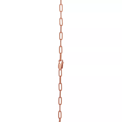 [Rose Tomorrow]LOCK MEDIUM PENDANT PINK DIAMOND PINK GOLD NECKLACE