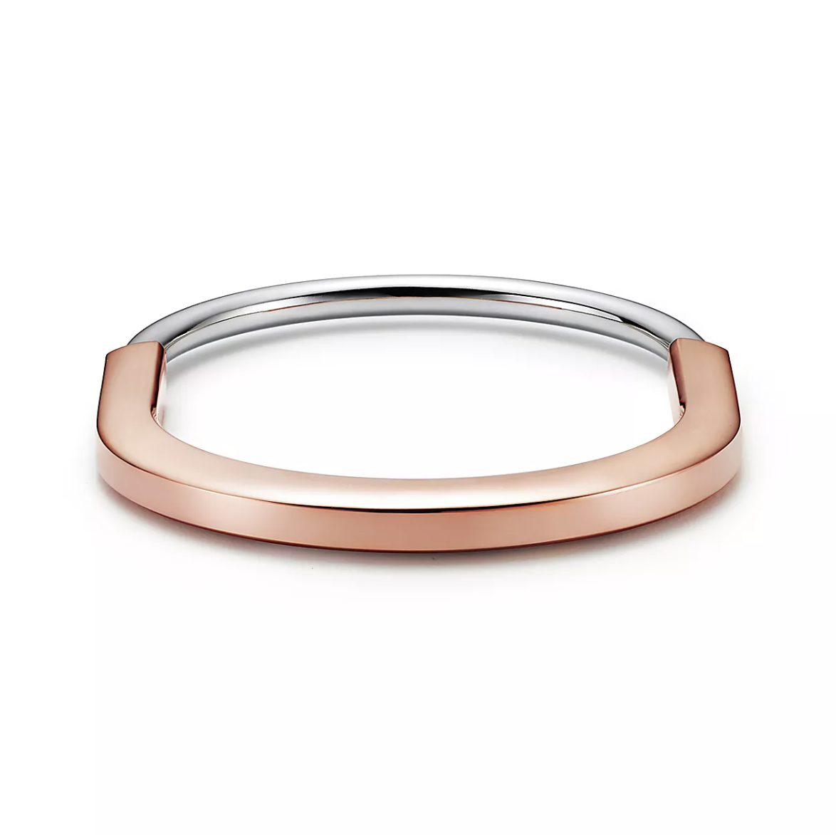 [Rose Tomorrow]LOCK BRACELET ROSE AND WHITE GOLD DIAMOND