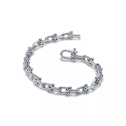 [Rose Tomorrow]HARDWEAR SMALL LINK 26 MOTIF SILVER BRACELET