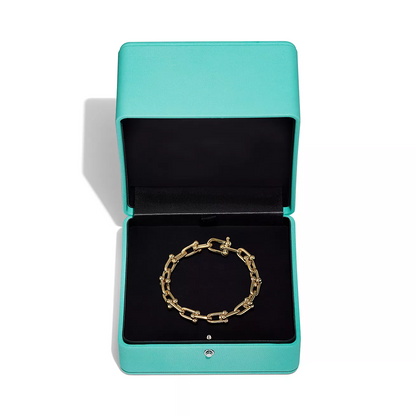 [Rose Tomorrow]HARDWEAR MEDIUM LINK 20 MOTIF GOLD BRACELET