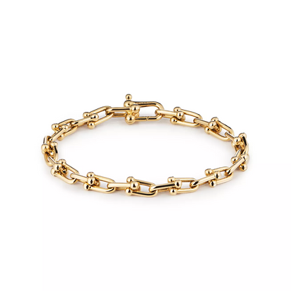 [Rose Tomorrow]HARDWEAR SMALL LINK 26 MOTIF GOLD BRACELET