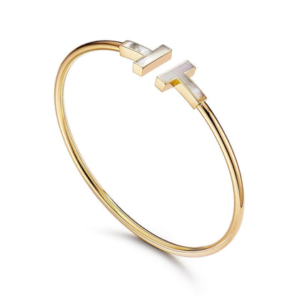 [Rose Tomorrow]T BRACELET 1.8MM MOP PINK GOLD