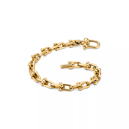 [Rose Tomorrow]HARDWEAR SMALL LINK 26 MOTIF GOLD BRACELET