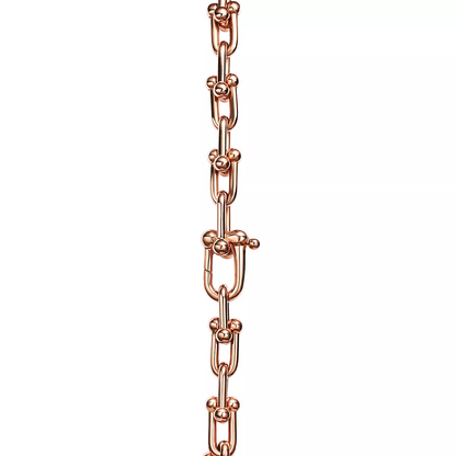 [Rose Tomorrow]HARDWEAR SMALL LINK 26 MOTIF PINK GOLD BRACELET
