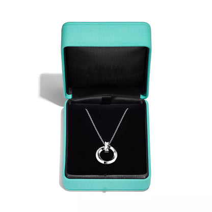 [Rose Tomorrow]T CIRCLE PENDENT SILVER NECKLACE