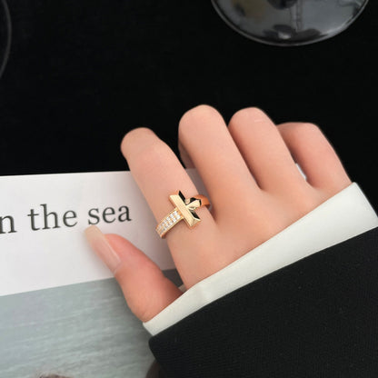 [Rose Tomorrow]T WIDE DIAMOND RING