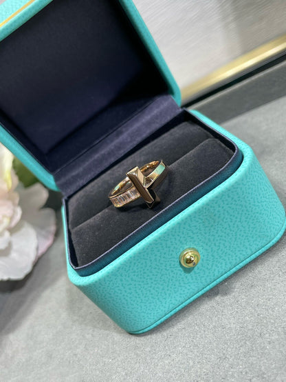 [Rose Tomorrow]T1 WIDE 4.5MM DIAMOND RING