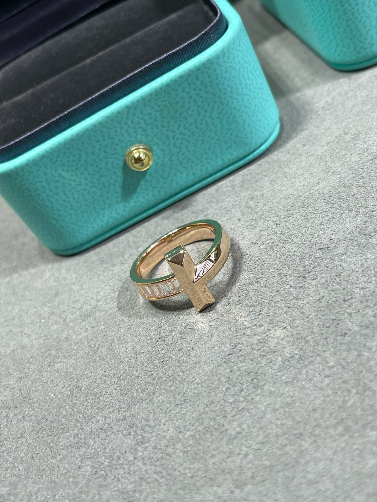 [Rose Tomorrow]T1 WIDE 4.5MM DIAMOND RING