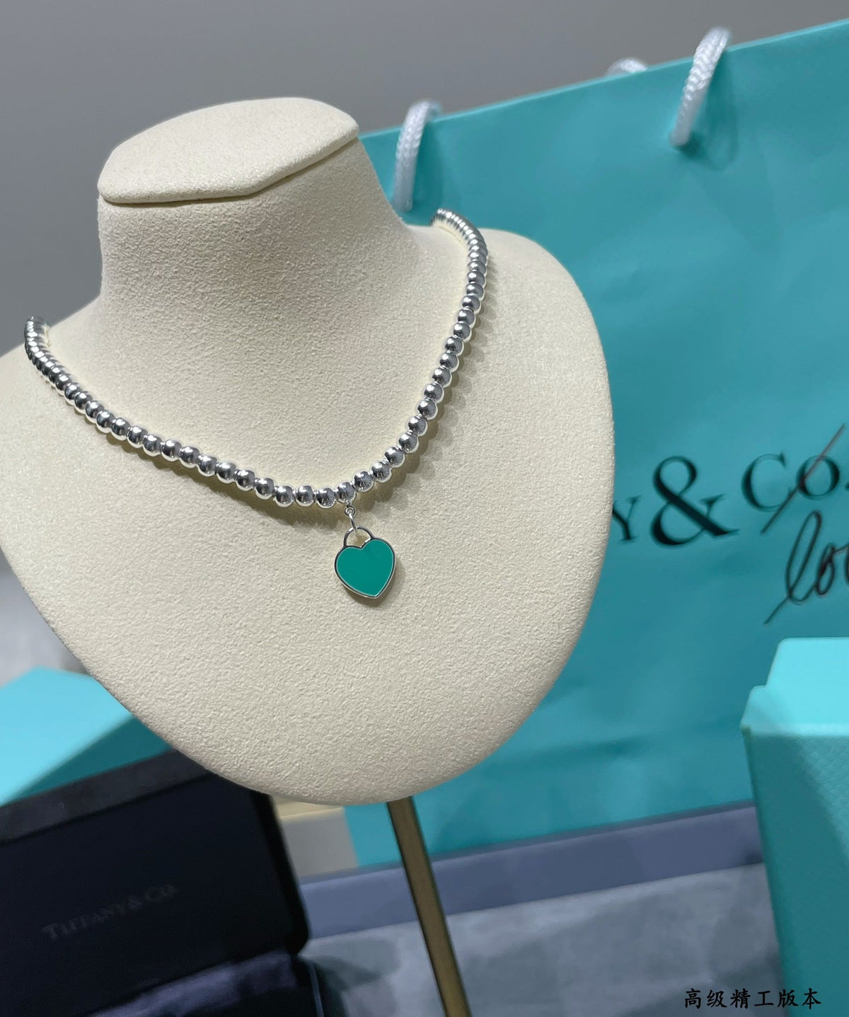 [Rose Tomorrow]RETURN TO TIF SILVER BEAD NECKLACE