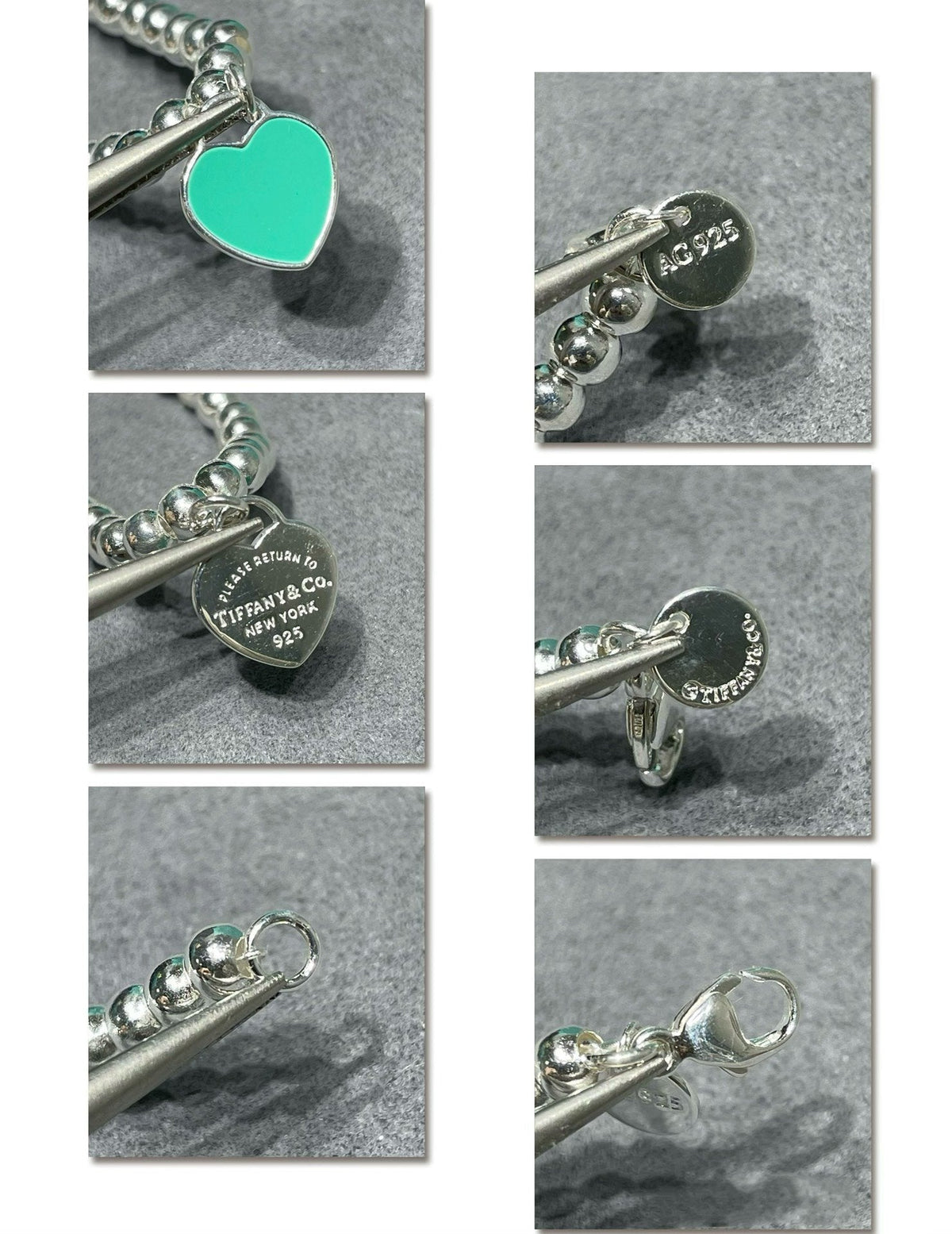 [Rose Tomorrow]RETURN TO TIF SILVER BEAD NECKLACE