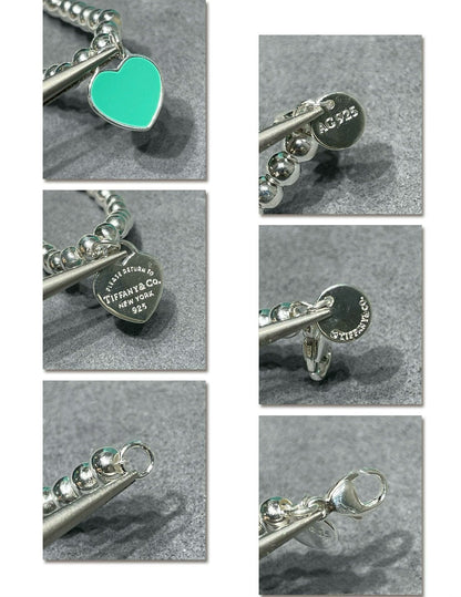 [Rose Tomorrow]RETURN TO TIF SILVER BEAD NECKLACE