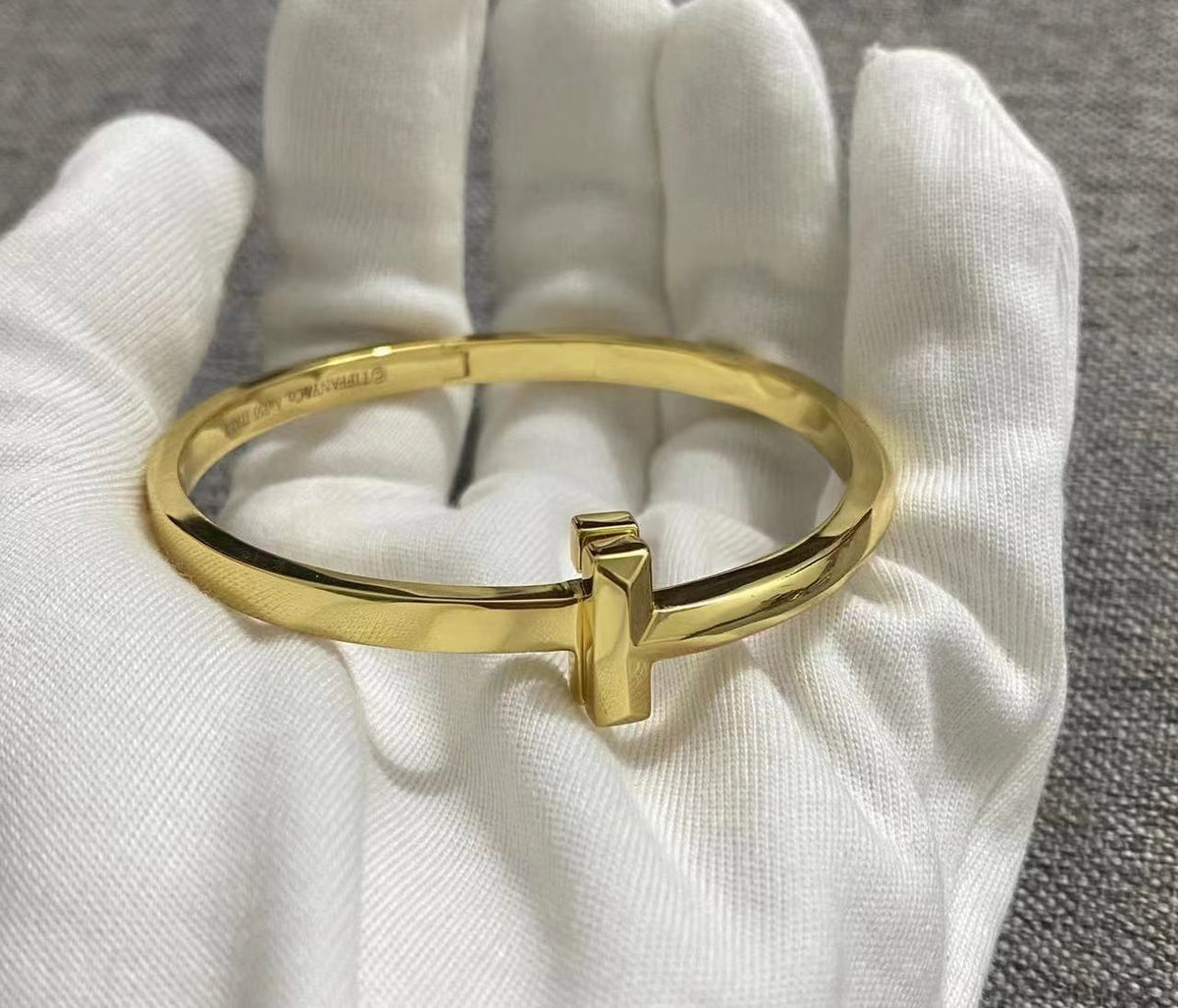 [Rose Tomorrow]T1 WIDE HINGED BANGLE BRACELET