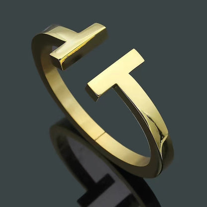 [Rose Tomorrow]T SQUARE OPEN BRACELET