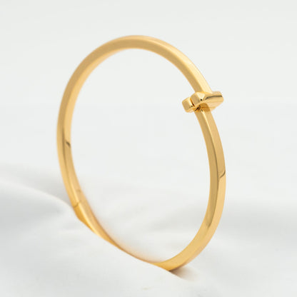 [Rose Tomorrow]NARROW HINGED BANGLE