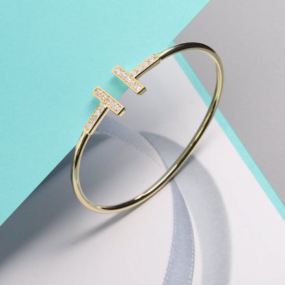 [Rose Tomorrow]T BRACELET 1.8MM GOLD DIAMOND