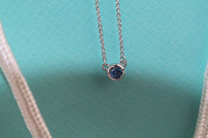 [Rose Tomorrow]ELSA PERETTI SERIES SINGLE DIAMOND SIMPLE NECKLACE