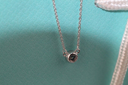 [Rose Tomorrow]ELSA PERETTI SERIES SINGLE DIAMOND SIMPLE NECKLACE