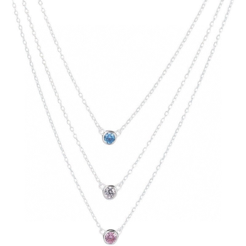 [Rose Tomorrow]ELSA PERETTI SERIES SINGLE DIAMOND SIMPLE NECKLACE