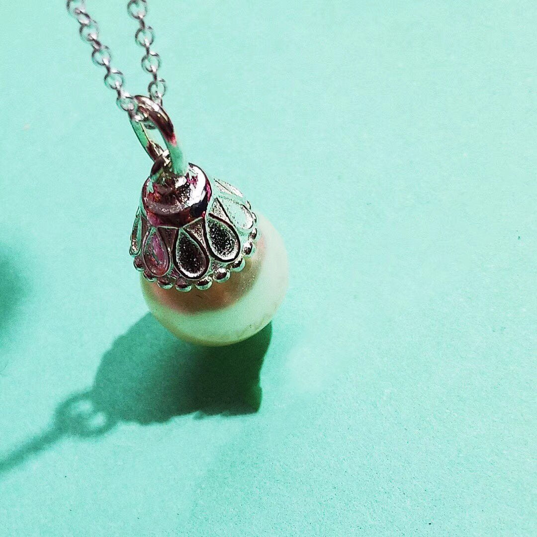 [Rose Tomorrow]PEARL PENDANT GATSBY ZIEGFELD PEARL SILVER NECKLACE