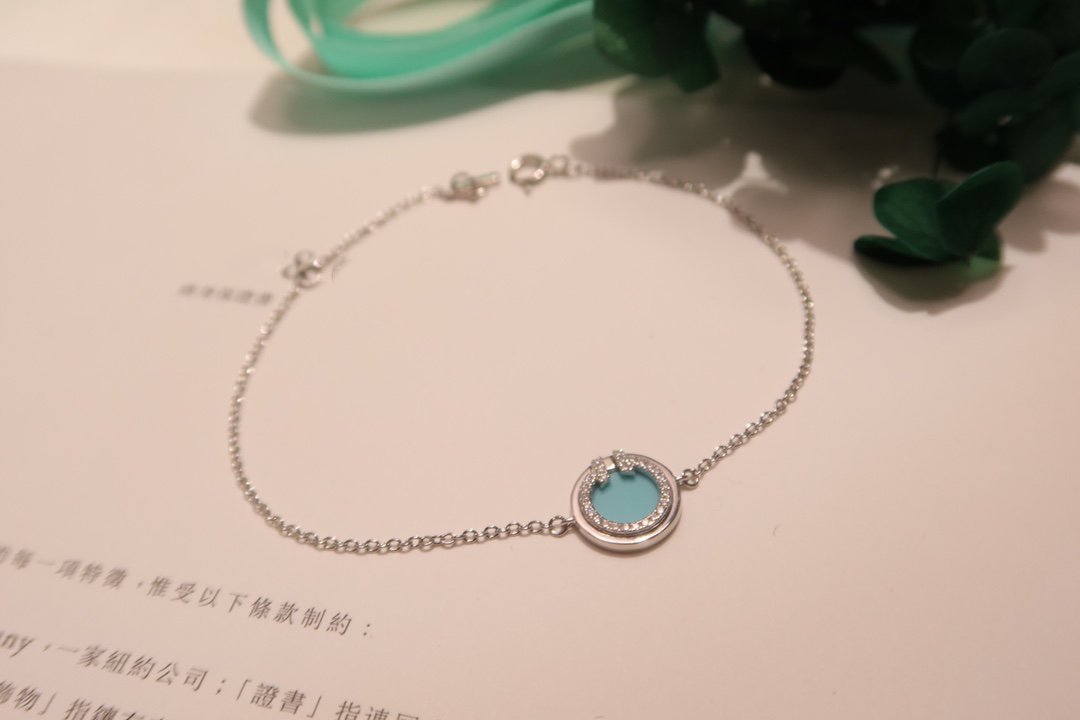 [Rose Tomorrow]DIAMOND CIRCLE PINK GOLD BRACELET