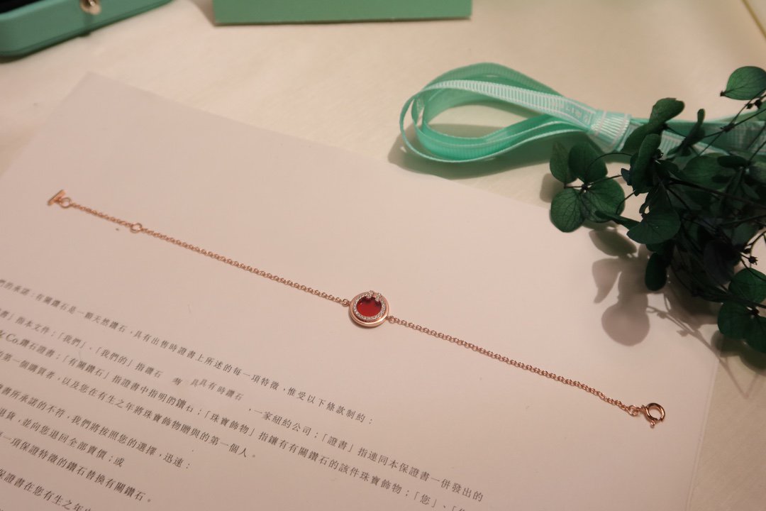 [Rose Tomorrow]DIAMOND CIRCLE PINK GOLD BRACELET