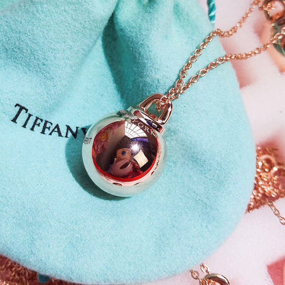 [Rose Tomorrow]HARDWEAR PENDENTIF BALL ROSE NECKLACE